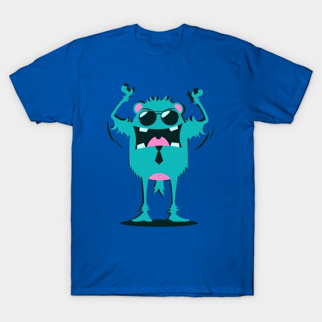 FURRY MONSTER #3 T-Shirt by jatinismara